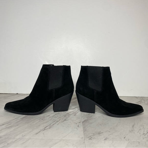 Blondo Nanite Black Suede Waterproof Bootie 7 1/2 - Picture 7 of 14
